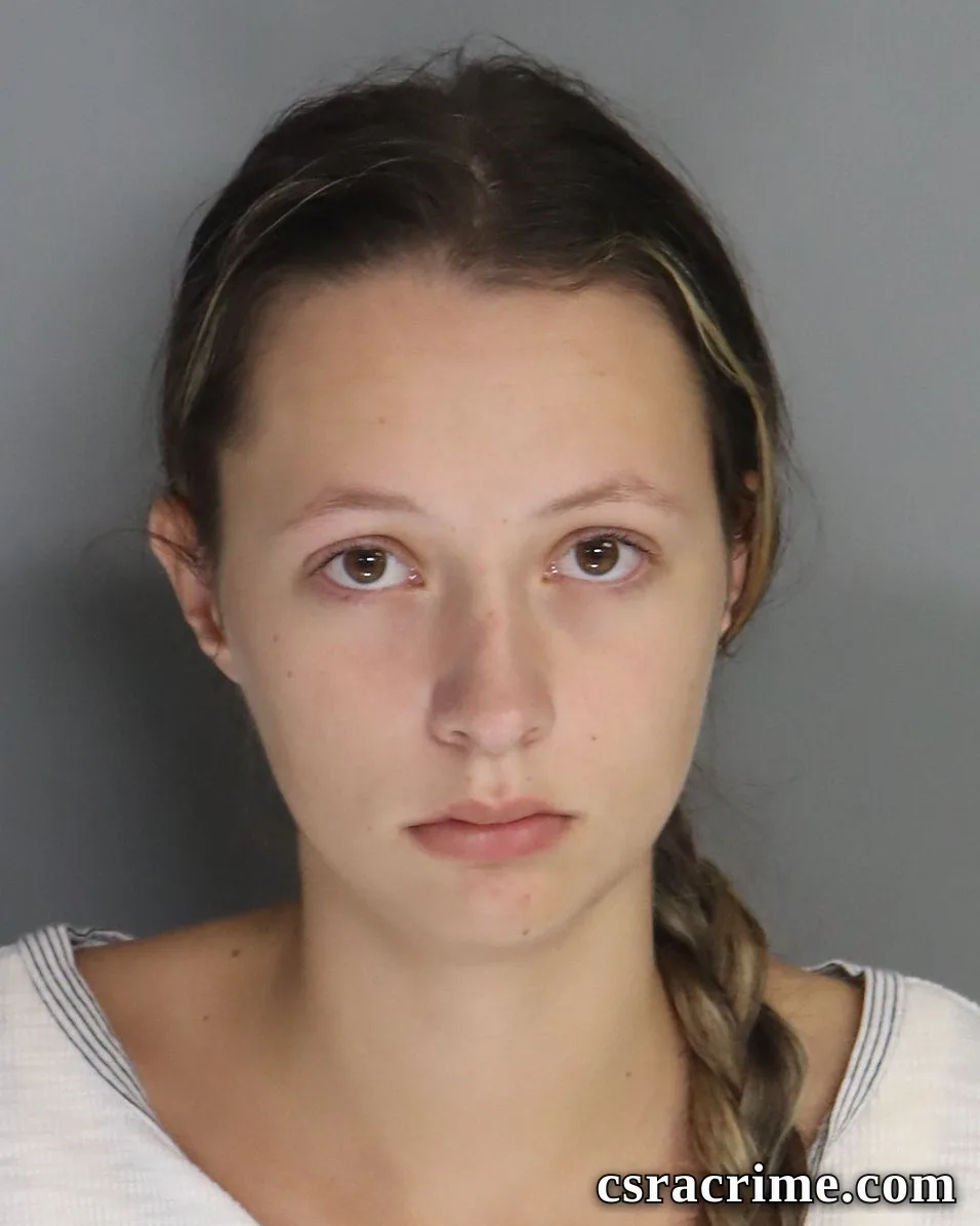 Abbie Proctor booking photo