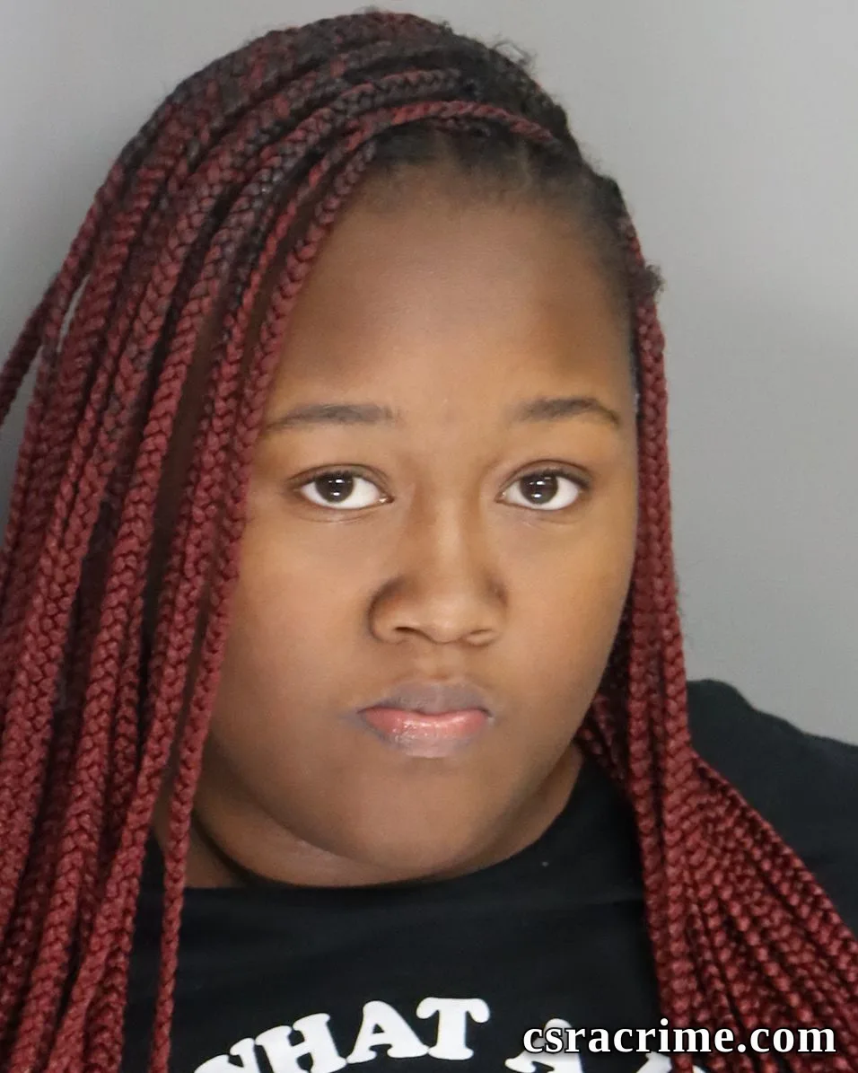 Alexus Sims booking photo
