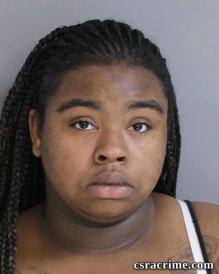 Andriona Dunbar booking photo