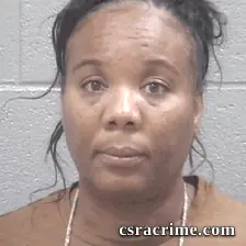 Angela Harris booking photo
