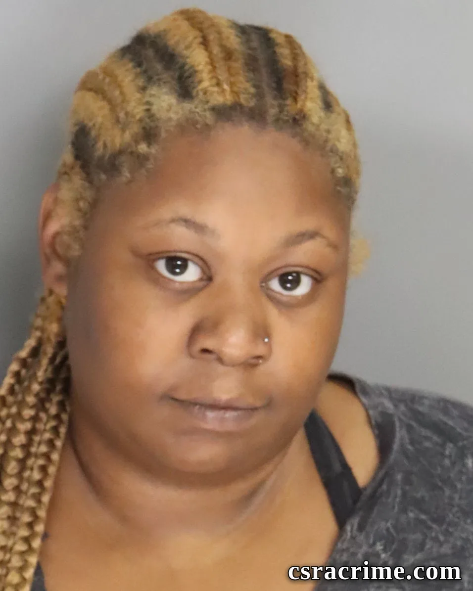 Asia Daniels booking photo