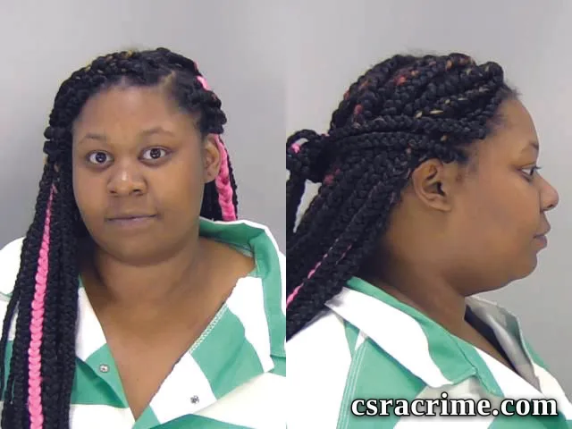Asia Daniels booking photo