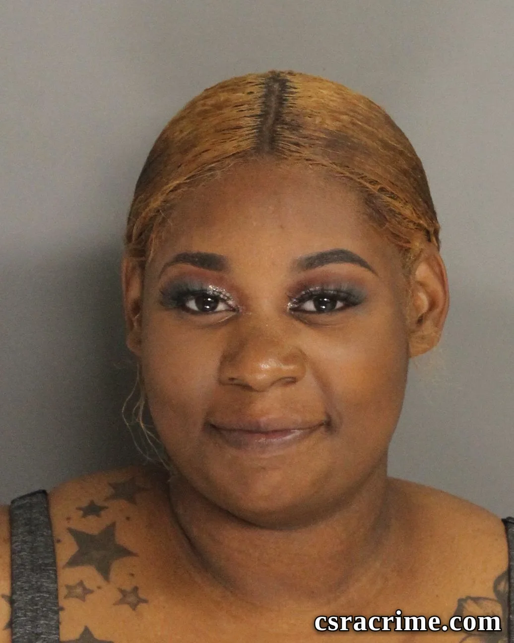 Asia Daniels booking photo