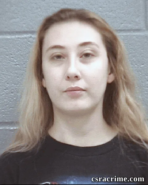 Aubrie Mahoney booking photo