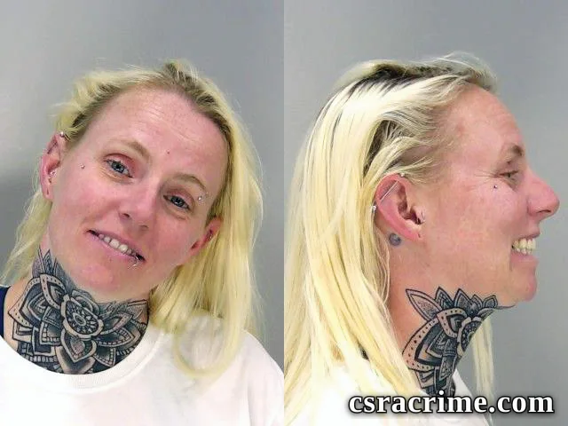 Brittany Greer booking photo