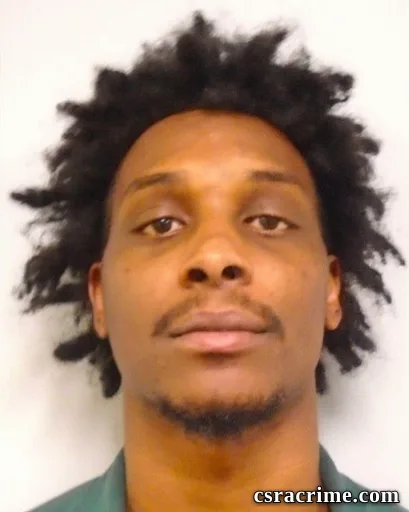 Caleb Darius Evans booking photo