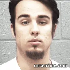 Caleb Fairburn booking photo