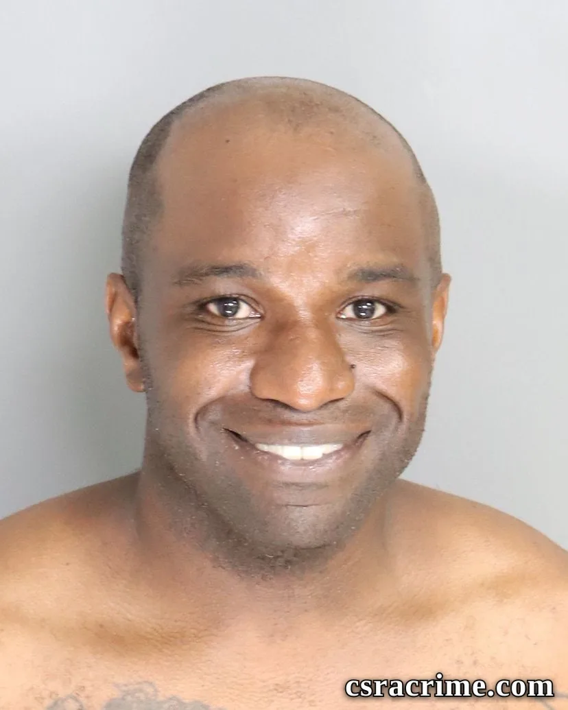 Calvin Johnson booking photo