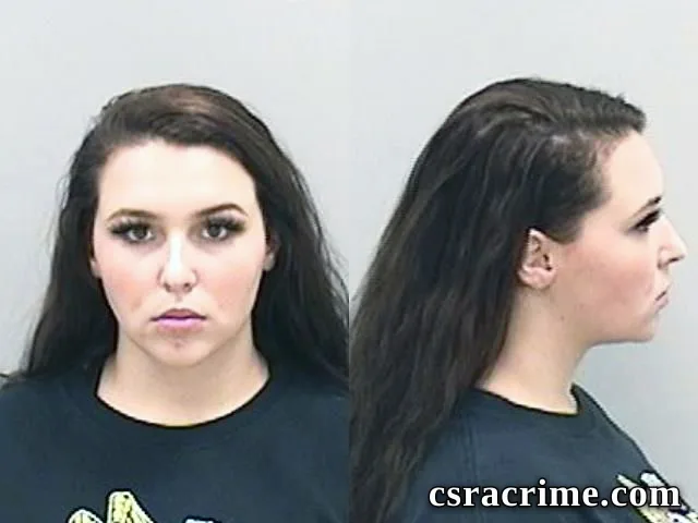 Cassandra Cox booking photo