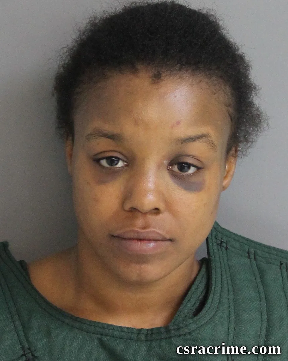 Chantel Isaac booking photo