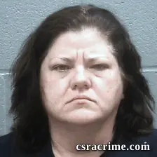 Christina Moore booking photo