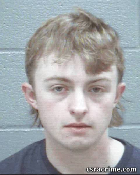 Connor Hicks booking photo