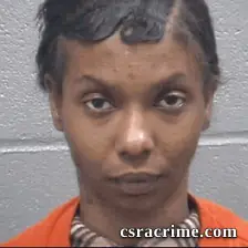 Deryanna Evans booking photo