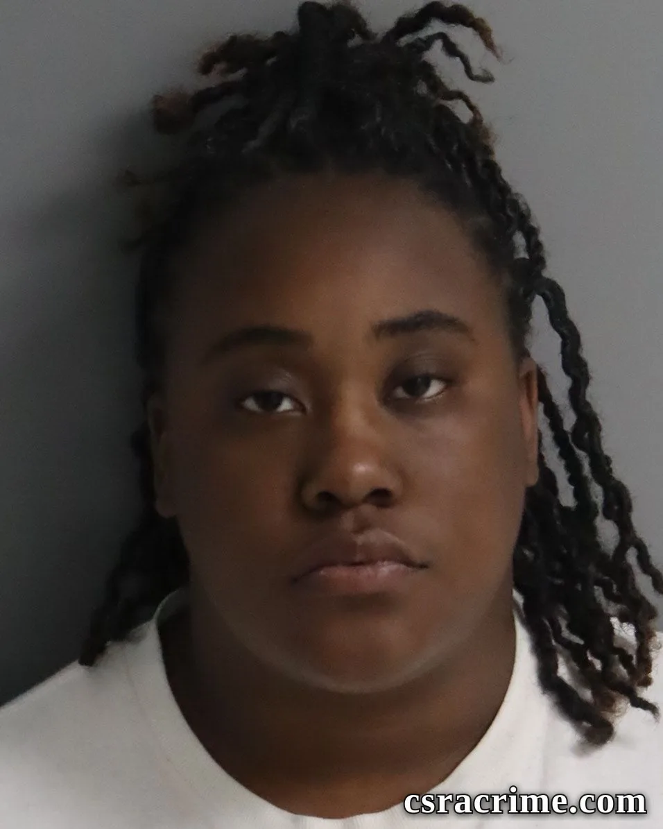 Destiny Morgan booking photo