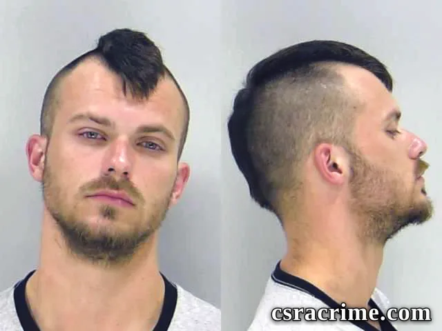 Dustin Brzozowski booking photo