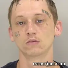 Dylan James Moore booking photo