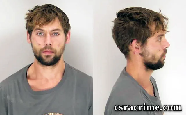 Dylan White booking photo