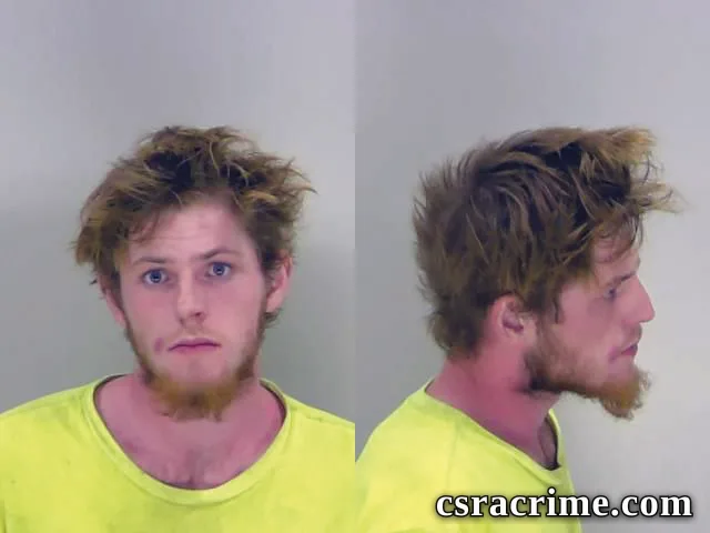 Dylan White booking photo