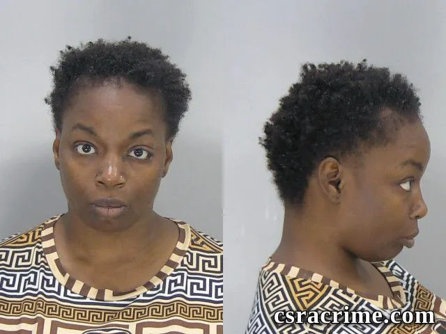 Ebony White booking photo