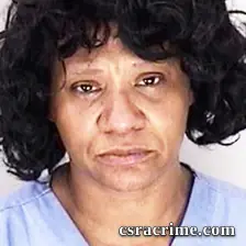 Elizabeth West booking photo