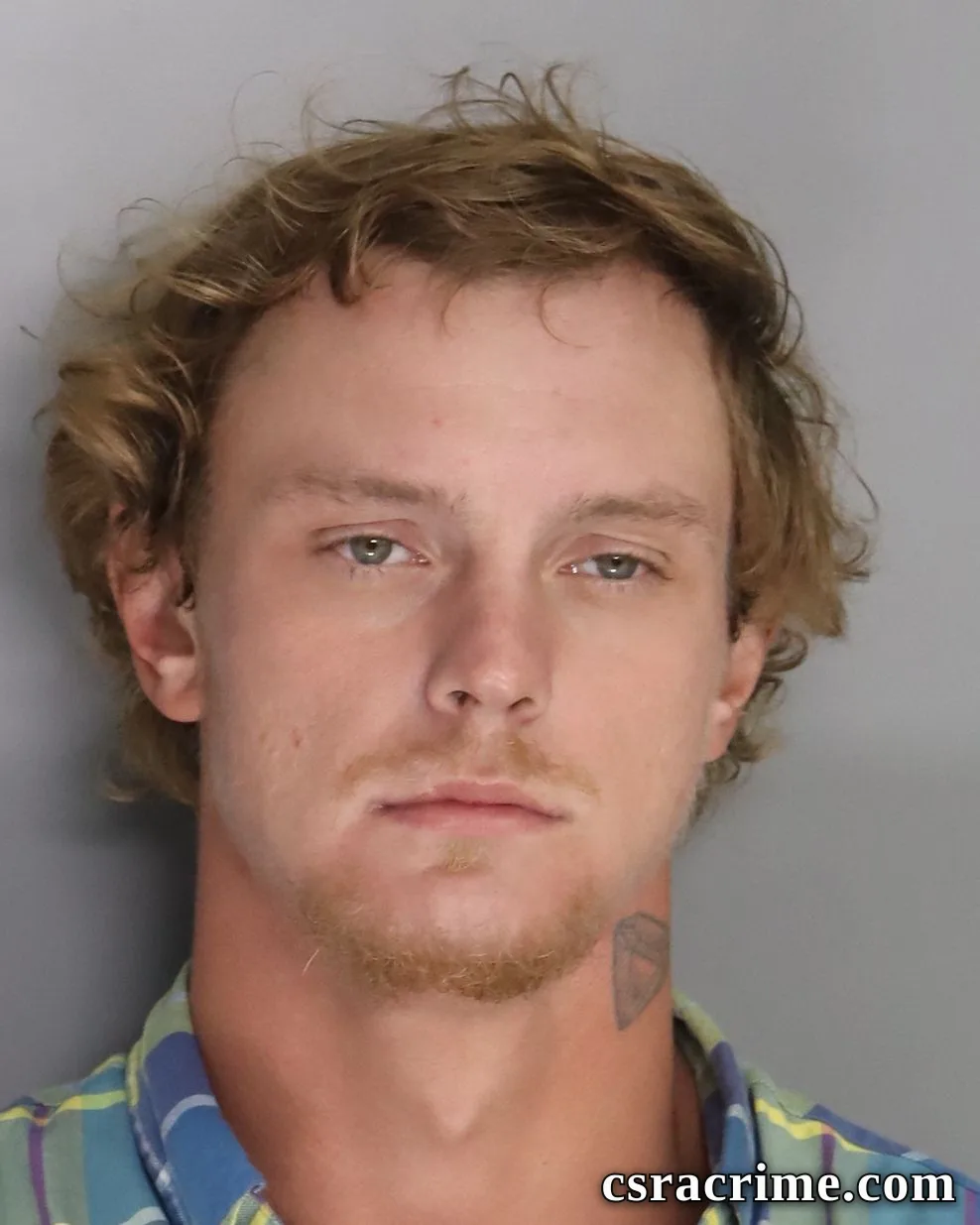 Evan Bennett booking photo