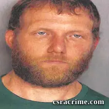 Evan Huff booking photo