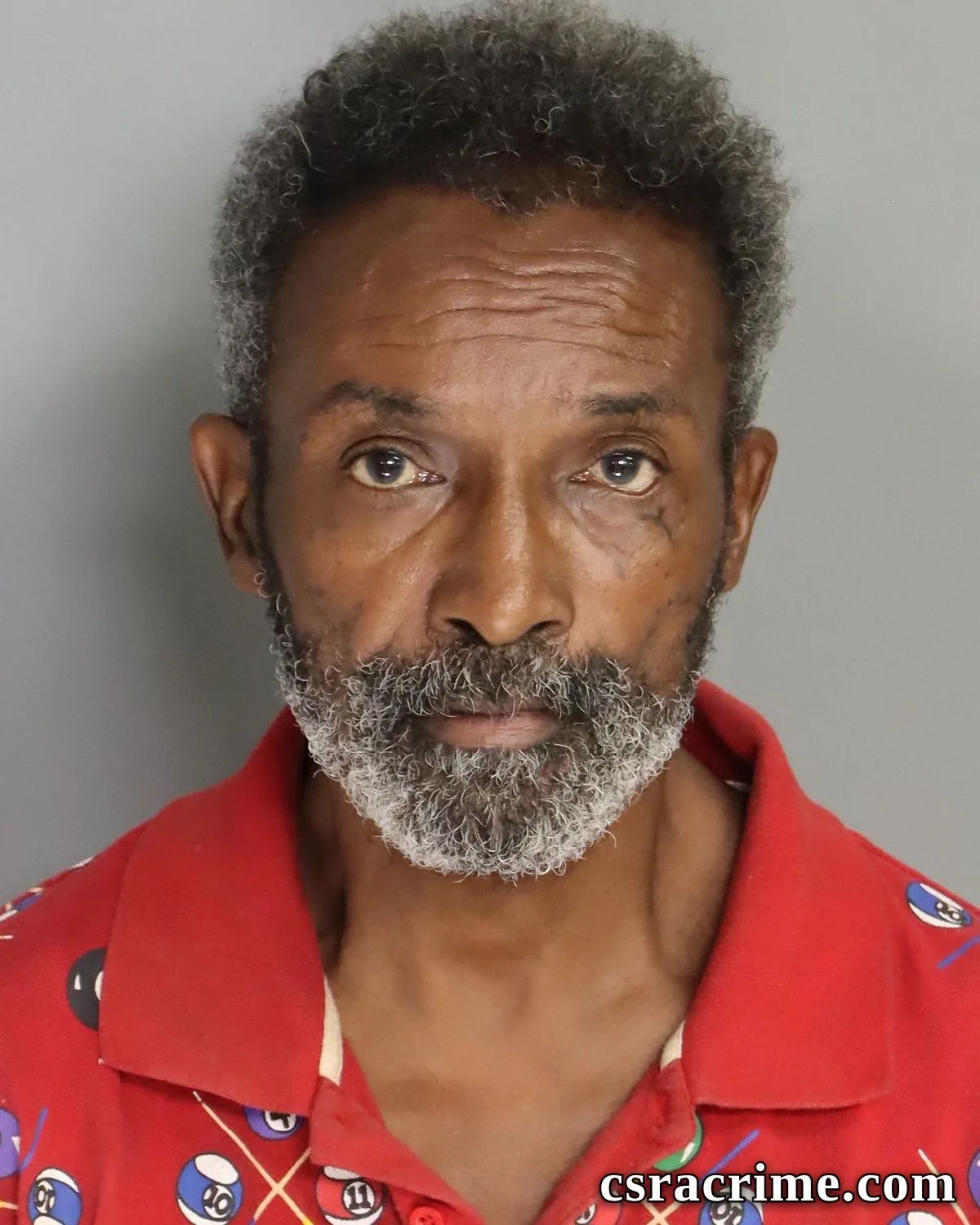 Gregory Hall booking photo