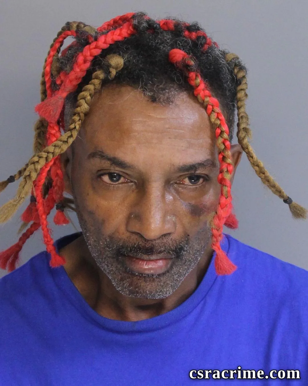 Gregory Hall booking photo