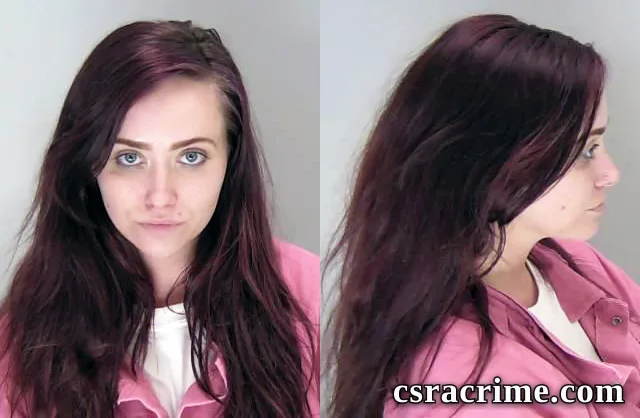 Hannah Cox booking photo