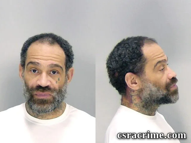 Harold Spencer booking photo
