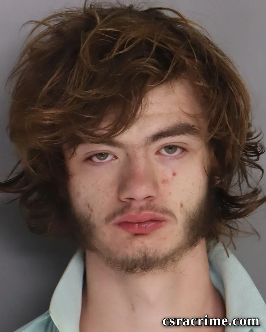 Hunter Derrick booking photo