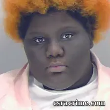 Jahniya White booking photo