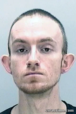 James Fry booking photo