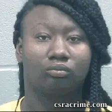 Jasmine Morris booking photo