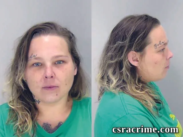 Jessica Martin booking photo