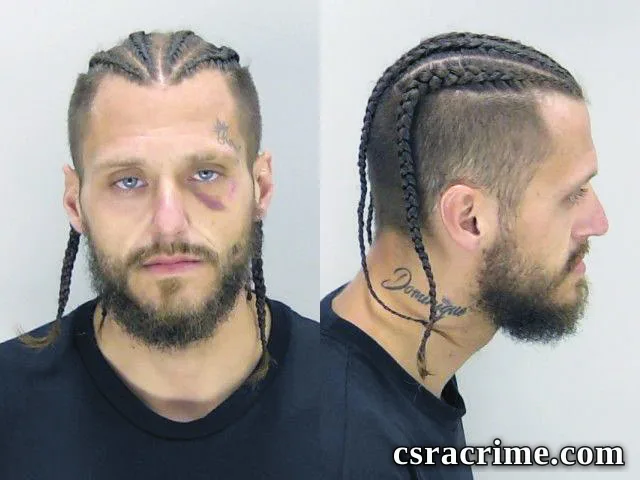 Joshua Davis booking photo