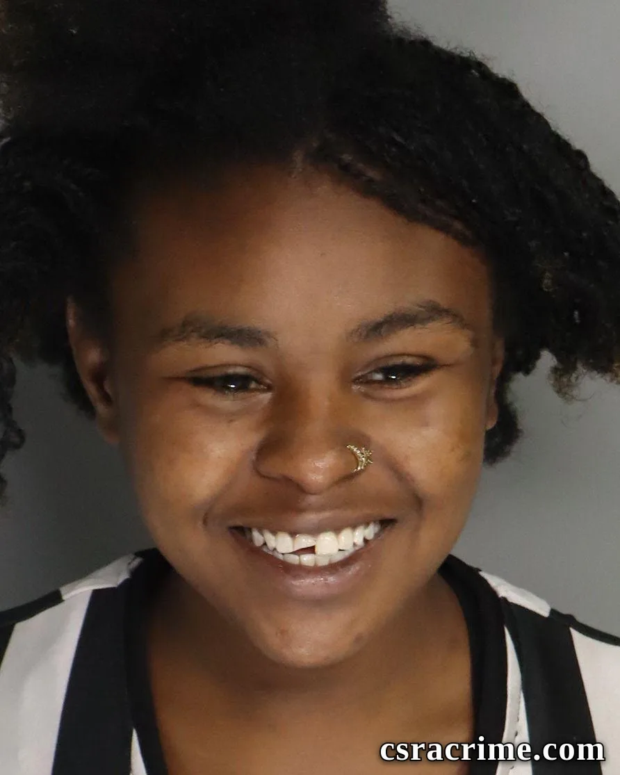 Justasia Carter booking photo