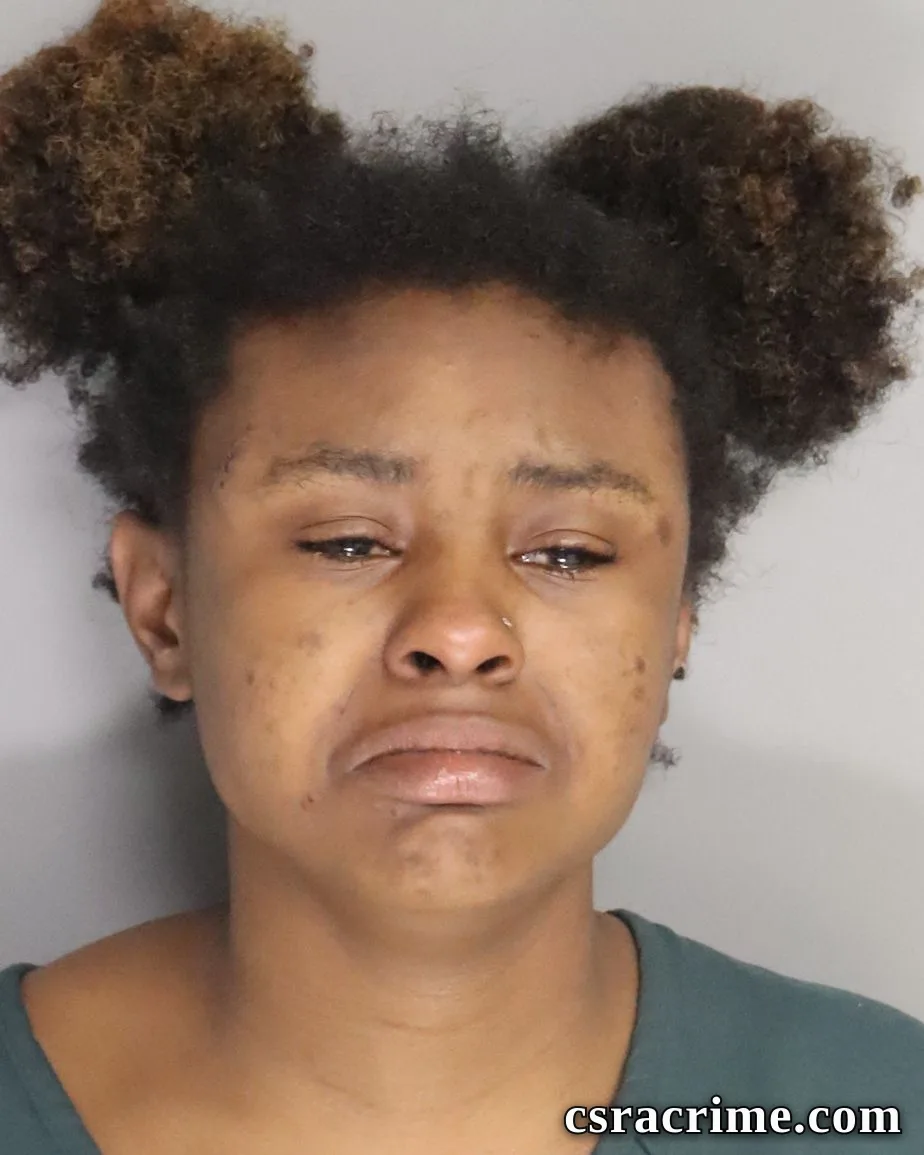 Justasia Carter booking photo