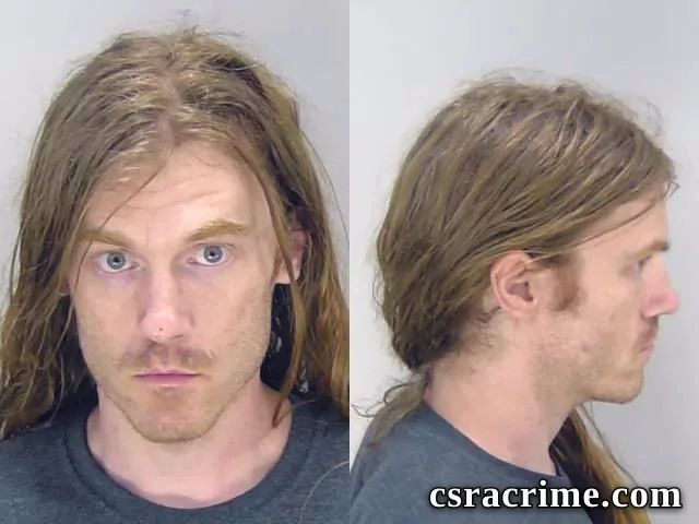 Justin Hall booking photo