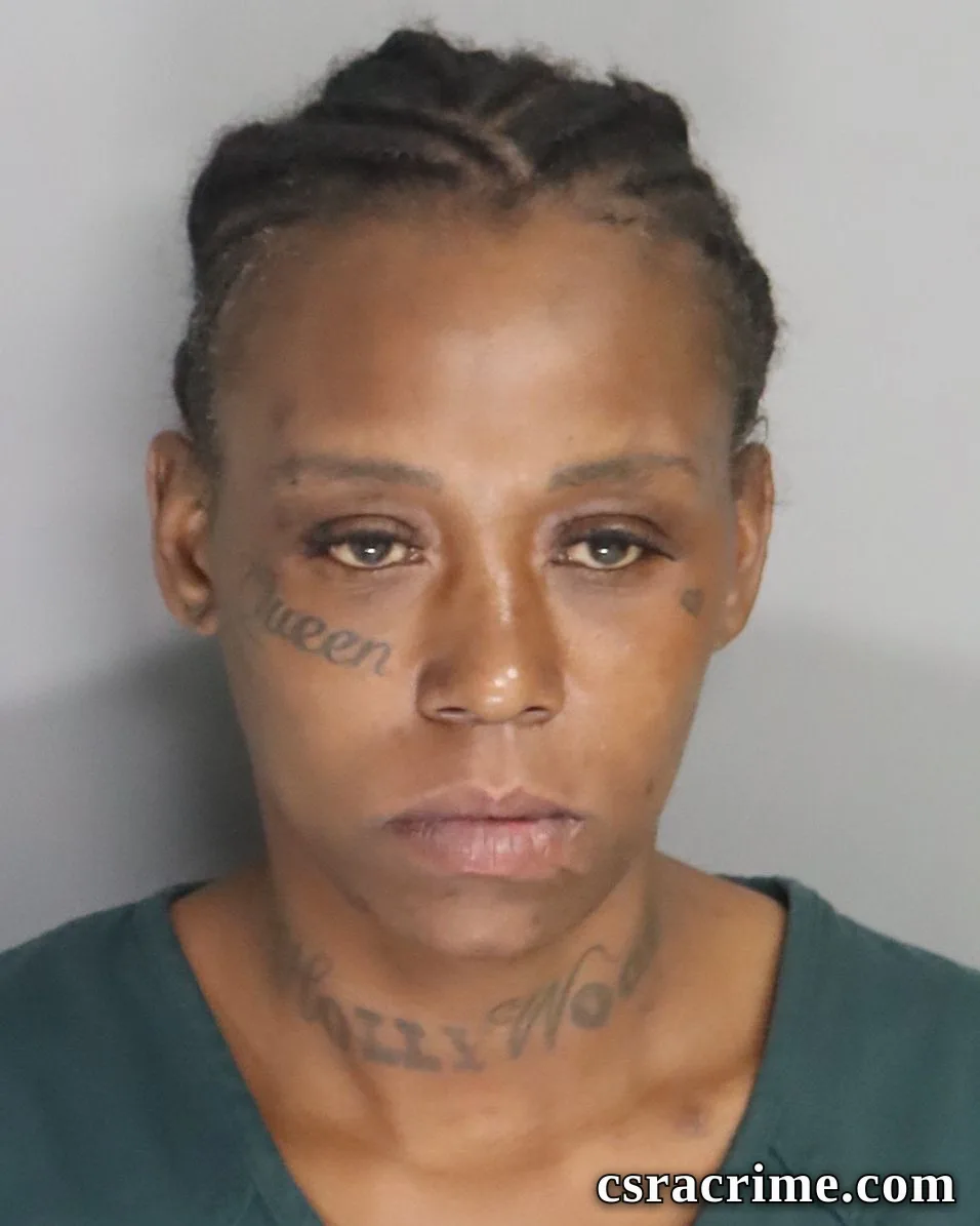 Lashaina Moore booking photo