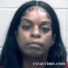 Latia White booking photo