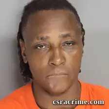 Mamie Evans booking photo