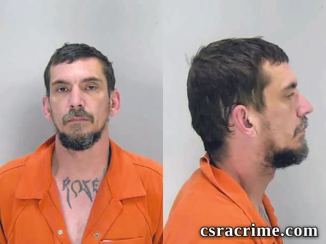 Matthew Horne booking photo