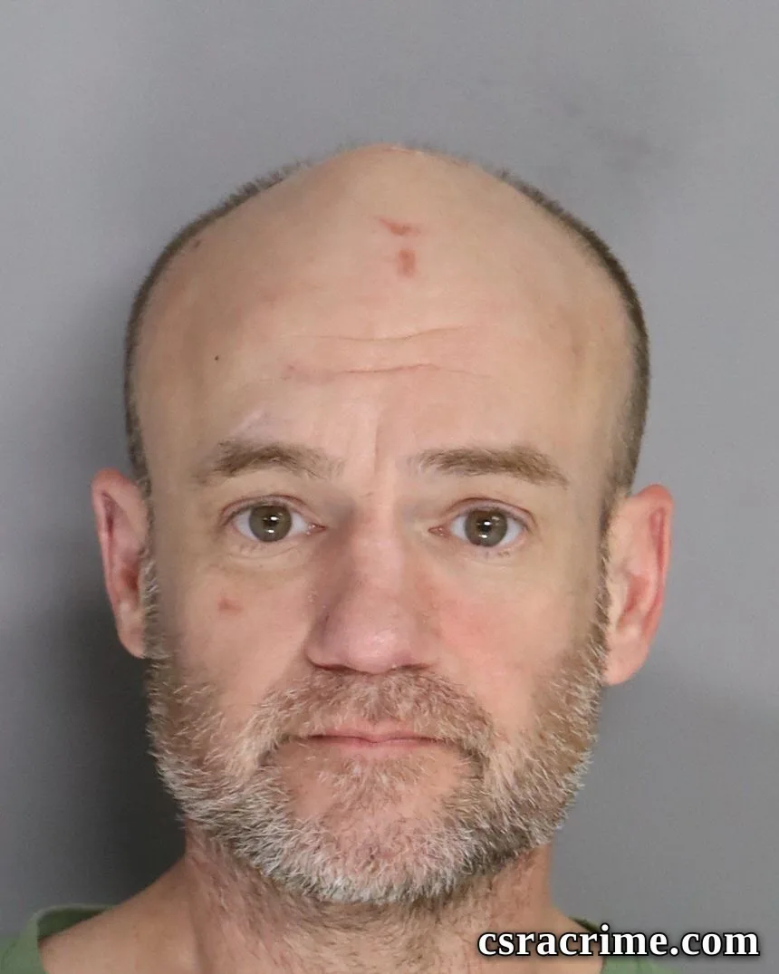 Michael Peacock booking photo