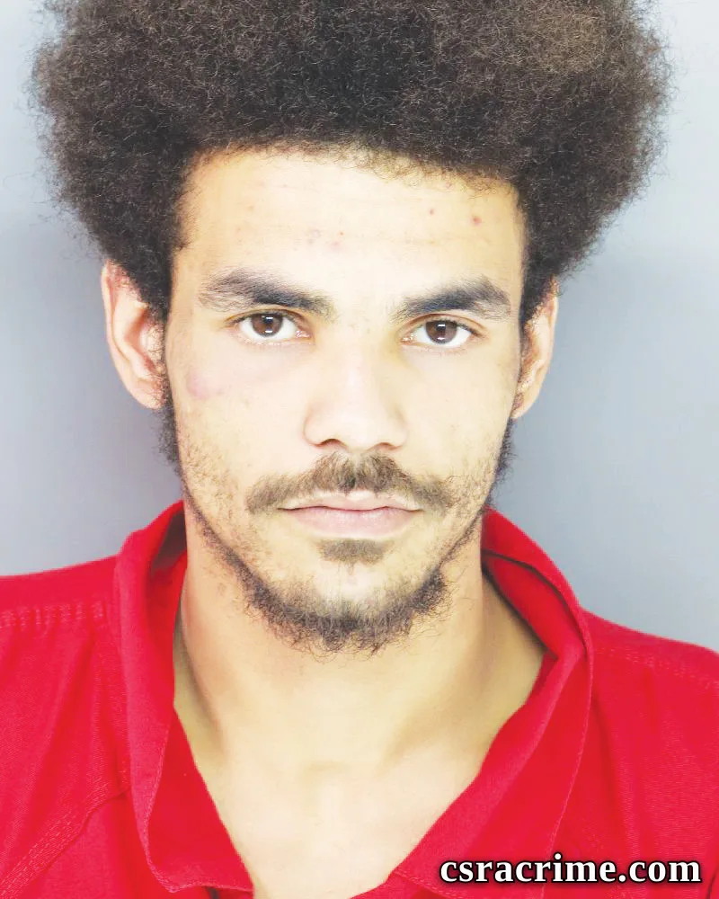 Nathaniel Hall booking photo