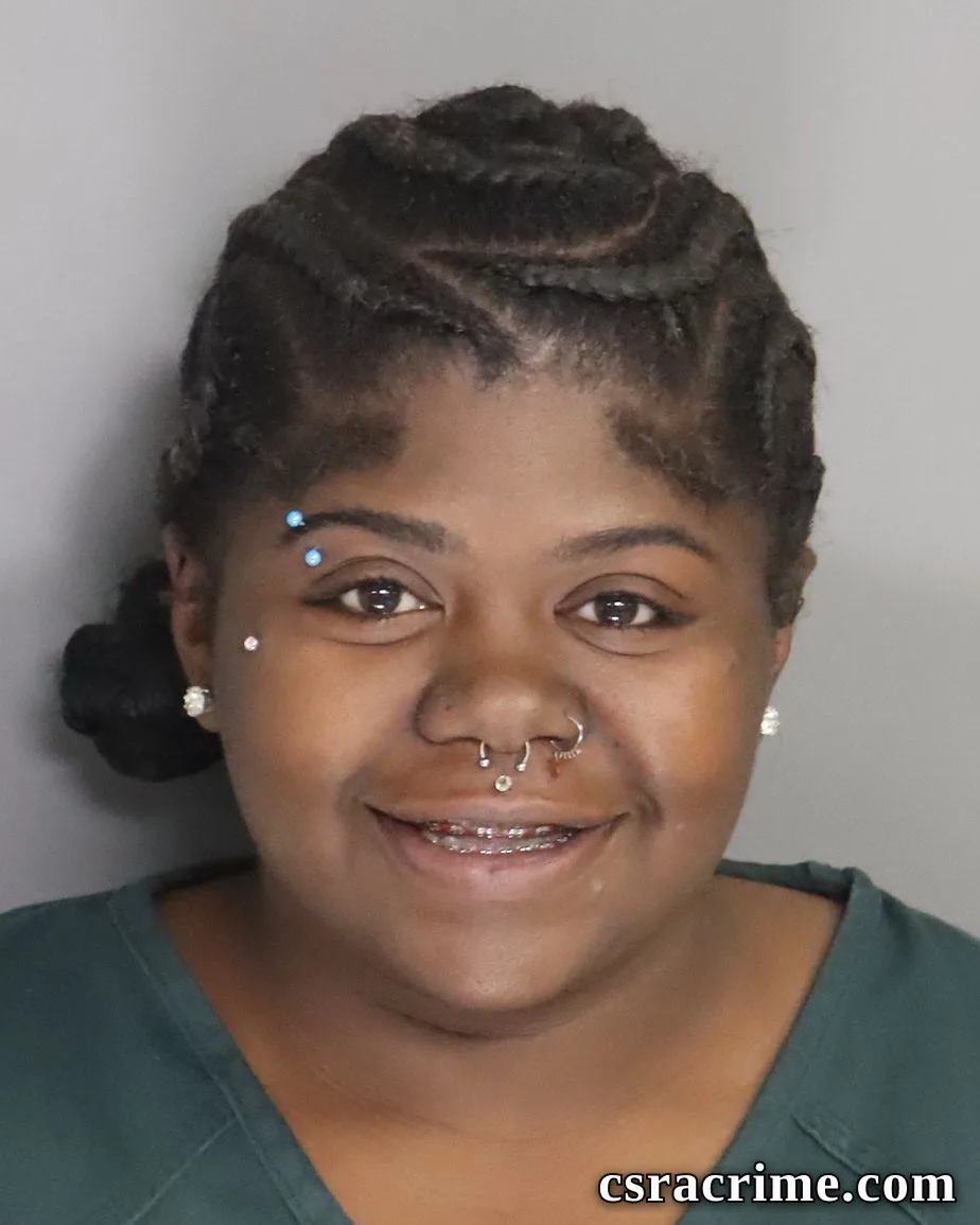 Nyasia Sharpe booking photo