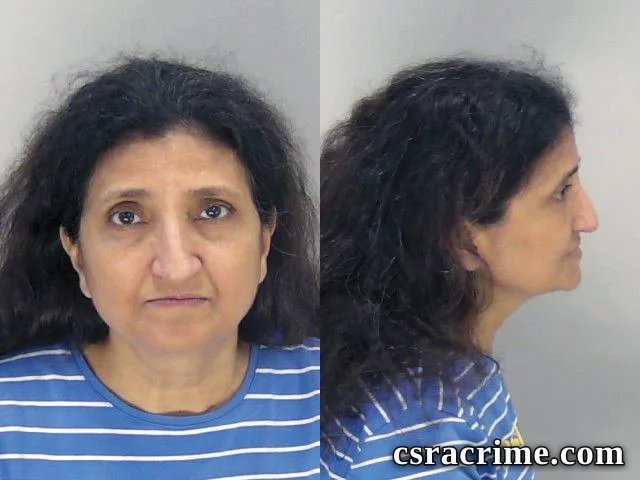 Panna Mistry booking photo