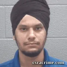 Prabhjot Singh booking photo