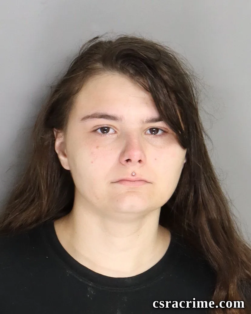 Savannah Woodard booking photo