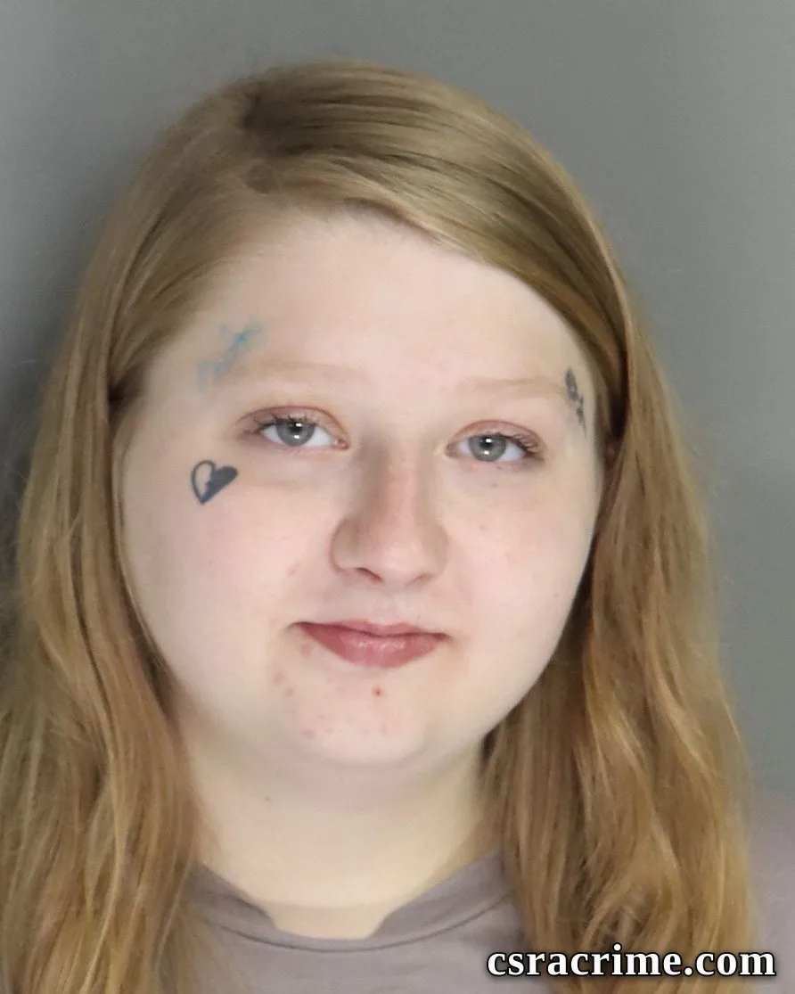 Skylar Kennedy booking photo